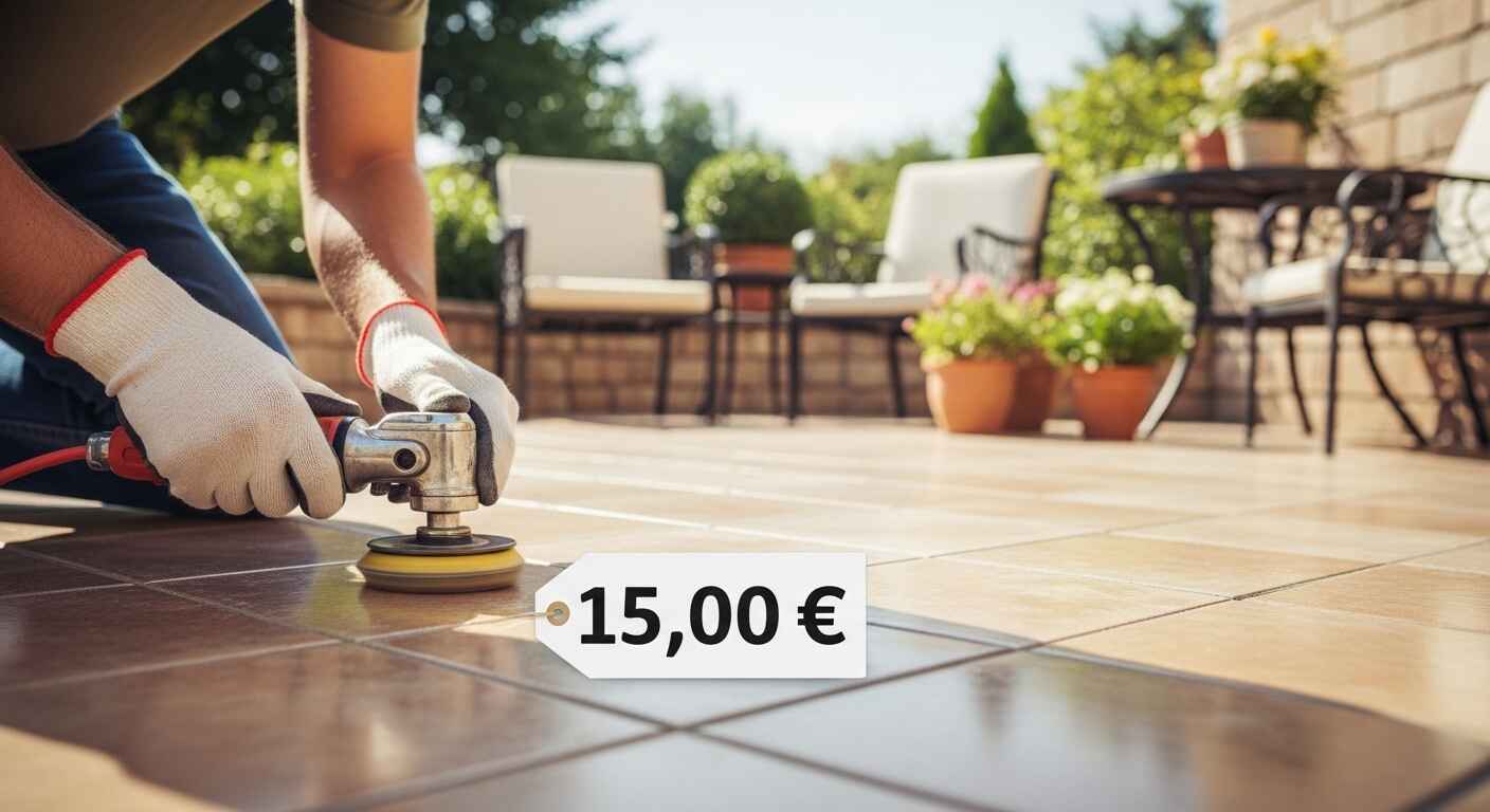 كم سعر جلي بلاط الحوش