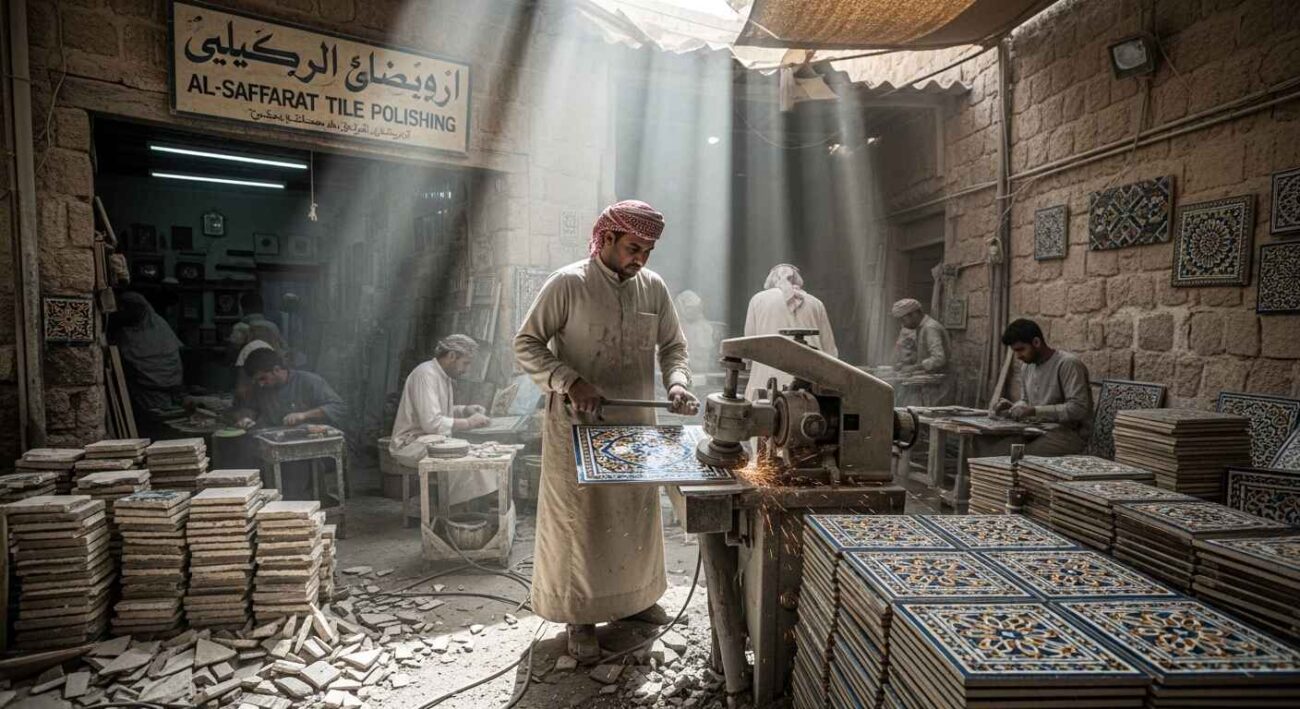 الصفرات جلي بلاط