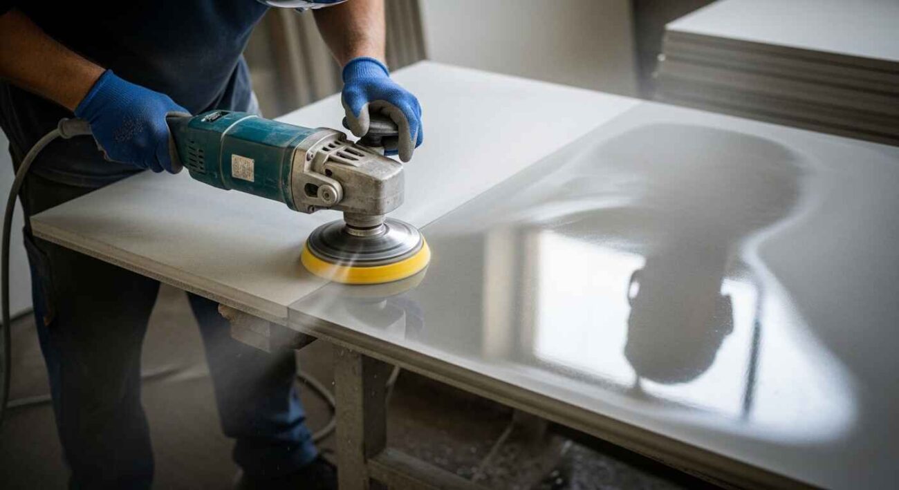 طريقة جلي البلاط