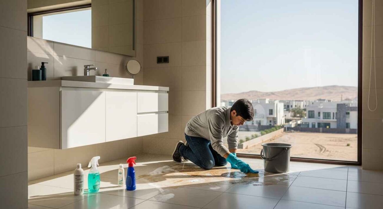 جلي بلاط غرب الرياض